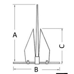 Ancora smontabile Fortress 9,5 kg - immagine 2