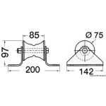 Musone di prua inox per delfiniera - immagine 3