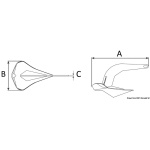 Ancora Epsilon inox 32 kg - immagine 2