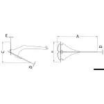 Ancora pieghevole in alluminio 20 kg - immagine 4