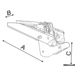 Musone a ribalta leggero Compact 300 mm - immagine 2