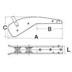 Musone inox per ancore 6/10 kg - immagine 2