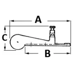 Musone di prua inox 340 mm - immagine 2