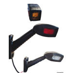 Fanale ingombro LED dx 3 funzioni corpo gomma