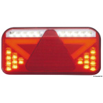 Fanale post. LED sx con catadriotto triangolare 6 funz.