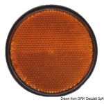 Catarifrangente adesivo arancio 60 mm