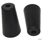 Rullo laterale conico plastica 77,26x126 mm foro 21 mm