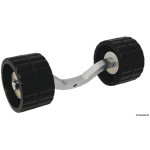 Rullo fisso prof. estruso 20 mm e sagomato 120x75 mm