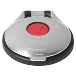 Pulsantiera a pedale inox/rosso