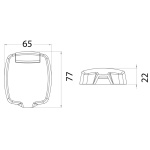 Tasto windlass SS inox - immagine 2