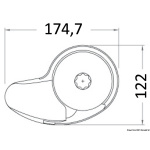 Verricello ITALWINCH Smart V 500W 12V - 6mm ISO basso - immagine 3