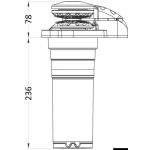 VERRIC. CS-V MOTORE VERTIC. 800W 12V CAT.8 SENZA - immagine 2