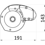 VERRIC. CS-V MOTORE VERTIC. 800W 12V CAT.8 SENZA - immagine 3