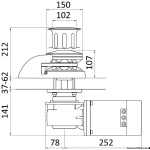 Verricello ITALWINCH Orchid 12V-1700W alto - 10 mm - immagine 2