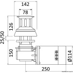 Verricello ITALWINCH tonneggio Nestor 1500W 24V - immagine 2