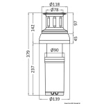 Verricello tonneggio Italwinch Nestor X 800W 12V - immagine 2