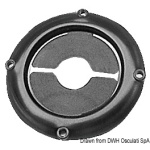 Ghiera passacavi bianca