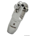 Terminale forcella per rig tessile per cima Ø6 mm