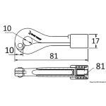 Gancio a scatto x draglie in tessile - immagine 2