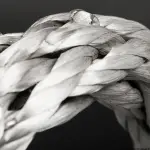 Treccia Oblix scalzata 4 mm grigio