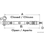 Tenditori inox per Parafil 9 mm - immagine 2