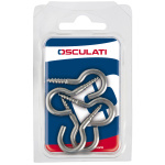 Ganci inox vite 37 x 3,5 mm (blister 7 pz)
