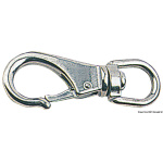 Moschettone inox con girella 69 mm