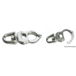 Moschettone inox grilletto mm 127