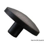 Cappuccio in plastica Stayput Press Nero