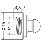Perno filettato corto/corto pallina standard - immagine 2