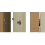 Perno filettato corto/corto pallina lunga collare - immagine 2