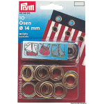 Occhioli 24 occhioli ottone 8,5 mm