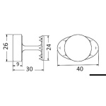 Ancoraggio magnetico FOAM ANCHOR 31 mm - immagine 2