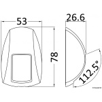 Fanale di via DX 112,5° luce verde - immagine 2