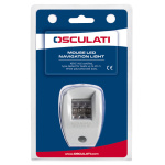 Fanale di via Mouse rosso corpo ABS bianco - immagine 3