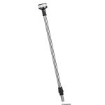 Asta luce telescopica inox