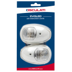 Coppia Luci di Via Evoled in ABS bianco (Blister) - immagine 3