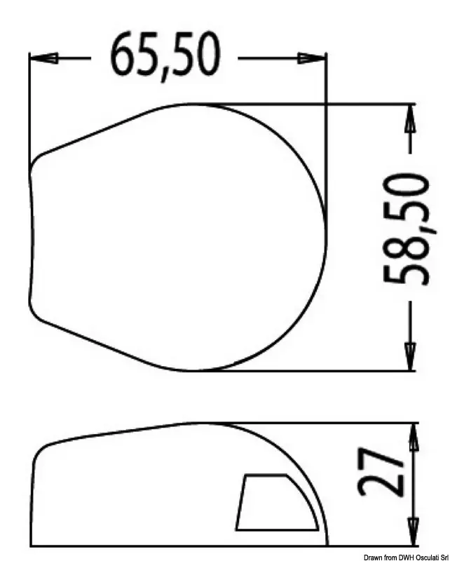 11.050.02_dis.jpg Fanale LED Sea-Dog DX 20 mt - immagine 1