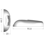 Fanale LED Sea-Dog SX 20 m parete - immagine 4