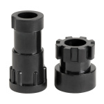 Luce di via bicolore rossa/verde base snodo swivel - immagine 2