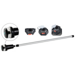 Luce di via bianca 360°+rossa/verde su tubo teles.