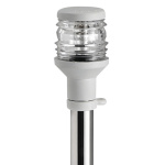 Asta Compact inox 60 cm fanale bianco