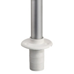 Asta 100 cm fanale 225° bianco - immagine 2