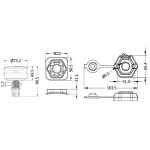 Luce di via portatile bicolore innesto a baionetta - immagine 2