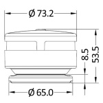 Luce di via port. bicolore con supporto magnetico - immagine 2