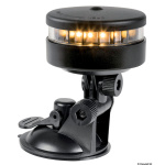 Luce di via port. 360° bianca supporto a ventosa