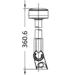 Asta Luminosa 360° LED abbattibile inox 12V IP65 - immagine 2