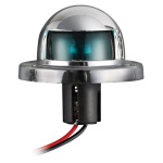 Fanalino ABS cromato verde 112°