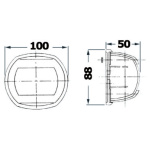 Fanale Classic 12 verde - nero - immagine 2