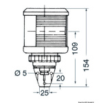 Fanale DHR giallo 25 W - immagine 3